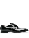 DOLCE & GABBANA MICHELANGELO PATENT-LEATHER DERBY SHOES