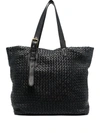 OFFICINE CREATIVE WOVEN LEATHER TOTE BAG