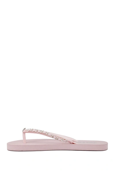 Juicy Couture Flip Flop Sandal In Blush