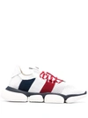 Moncler White Bubble Sneakers In White