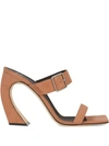 Giuseppe Zanotti Musa Suede Sandals In Neutrals