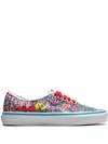 Vans Authentic "where's Waldo" Sneakers In Red