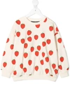 MINI RODINI STRAWBERRY-PRINT SWEATSHIRT