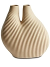 Hay Chamber Engraved Vase (22cm) In Neutrals