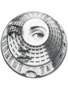 Fornasetti T&v Ceramic Wall Plate In Black