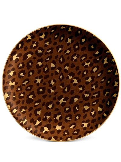 L'OBJET LEOPARD CAKE PLATE