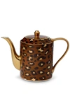 L'objet Leopard Teapot In Brown