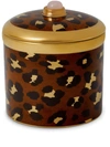 L'objet Safari Candle With Rose Quartz, 10 Oz. In Brown,gold