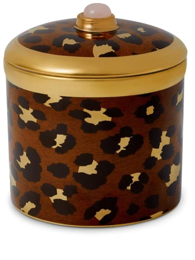 L'objet Safari Scented Candle, 658g In Brown,gold