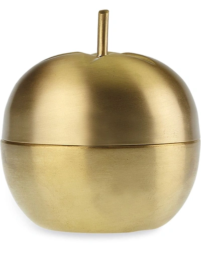 Bitossi Ceramiche Apple-shape Gift Box In Gold