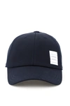 Thom Browne Navy Classic Six Panel Baseball Cap In Navy (blue)
