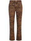 VETEMENTS VETEMENTS JEANS,WE51PA140L LEOPARD