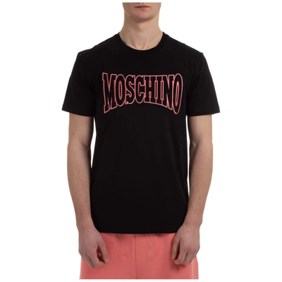 Moschino Italian Slogan T-shirt In Nero