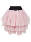 Balmain Elasticated Waist Skirt In Pink In Pink