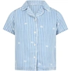GUCCI MULTICOLOR SHIRT FOR BOY WITH DOUBLE GG,648566 XDBJU 4546