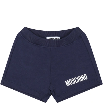 Moschino Blue Short For Babykids