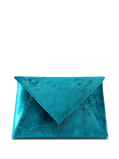 Tyler Ellis Lee Pouchet Small Clutch In Blue