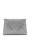 Tyler Ellis Small Lee Pouchet Clutch Bag In Silver