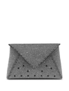Tyler Ellis Small Lee Pouchet Clutch Bag In Grey