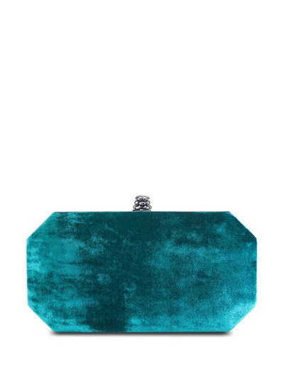 Tyler Ellis Small Perry Clutch Bag In Blue