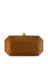 Tyler Ellis Small Perry Clutch Bag In Brown