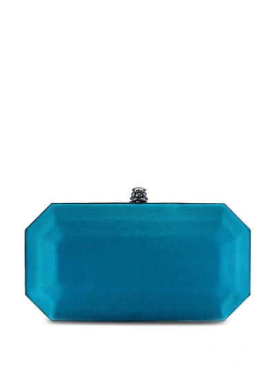 Tyler Ellis Small Perry Clutch Bag In Blue