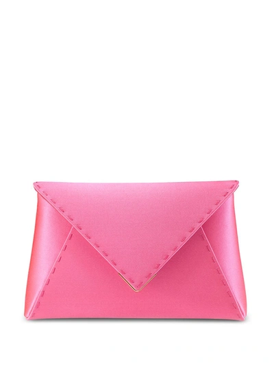 Tyler Ellis Small Lee Pouchet Clutch Bag In Pink