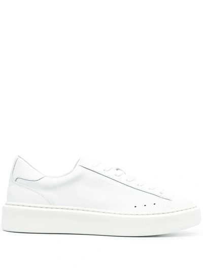 Msgm Lace-up Sneakers In White