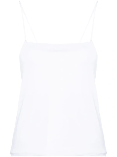 Vince Square-neck Cotton Cami In White