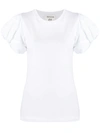 SEMICOUTURE PUFF-SLEEVE COTTONT-SHIRT