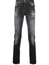 7 FOR ALL MANKIND FADED SLIM-FIT JEANS