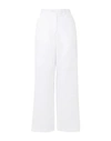 CECILIE BAHNSEN CECILIE BAHNSEN WOMAN PANTS WHITE SIZE 8 POLYESTER, POLYAMIDE,13554063VN 3