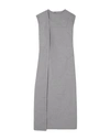 SITUATIONIST SITUATIONIST WOMAN MIDI DRESS LIGHT GREY SIZE 4 WOOL, POLYESTER,15104540VJ 4