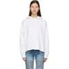 Maison Margiela White Aides France Edition Charity Hoodie In 970 Optic W