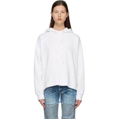 Maison Margiela White Aides France Edition Charity Hoodie