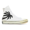 PALM ANGELS WHITE VULCANIZED PALM trainers