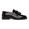 Maison Margiela Tabi Split-toe Tassel Leather Loafers In T8013 Black