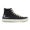 Maison Margiela 20mm Vandal Cotton Canvas Sneakers In Black