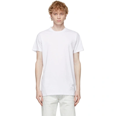 Maison Margiela Logo Icon Printed Cotton T-shirt In White