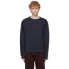 MAISON MARGIELA BLUE LOGO SWEATSHIRT