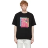 MAISON MARGIELA BLACK FRENCH TERRY STAMPS T-SHIRT
