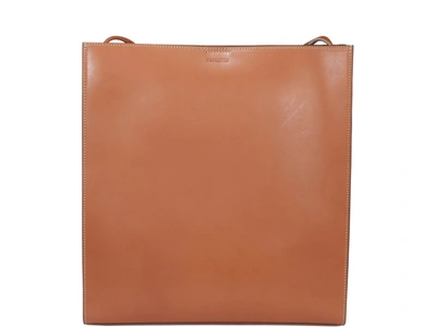Jil Sander Large Tangle Shoulder Bag In Brown