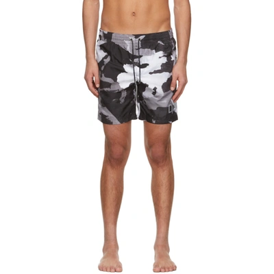 Dolce & Gabbana Camouflage-pattern Swim Shorts In Multicolor