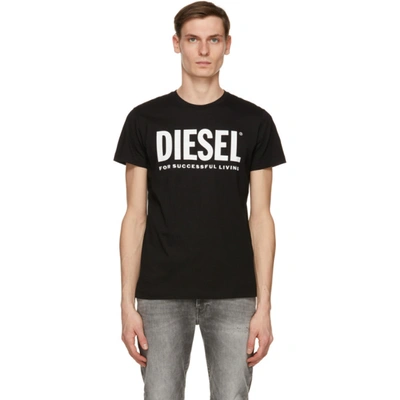 Diesel Black T-diego Logo T-shirt