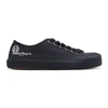 MAISON MARGIELA NAVY CANVAS TABI SNEAKERS