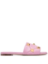 VALENTINO GARAVANI ROMAN STUD FLAT SANDALS