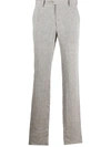 ETRO PRESSED CREASE LINEN TROUSERS