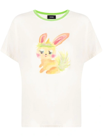 We11 Done We11done Monster Print Crewneck T In Green