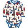 SMÅFOLK CREAM FIRETRUCK BABY BODY,11-3002 199