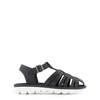 DOLCE & GABBANA DOLCE & GABBANA BLACK LEATHER SANDALS,DA0969AO240